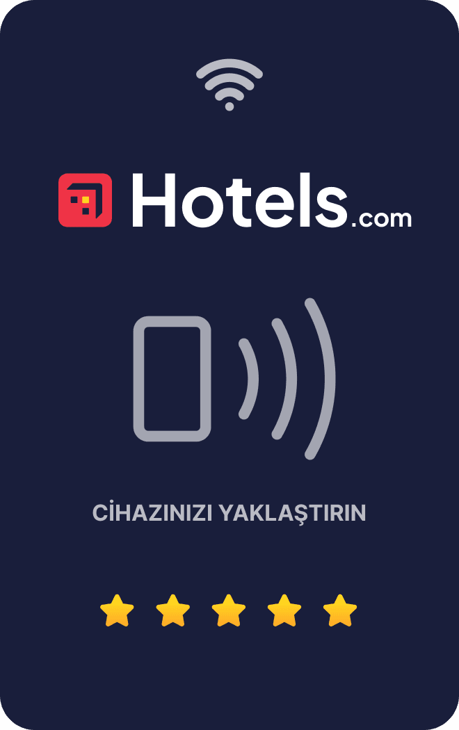 NFC Hotels.com değerlendirme kartı