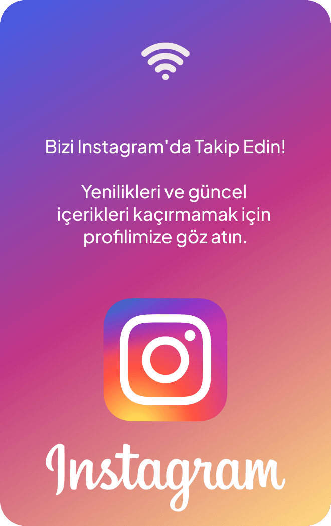 Instagram bağlantı kartı arka yüz
