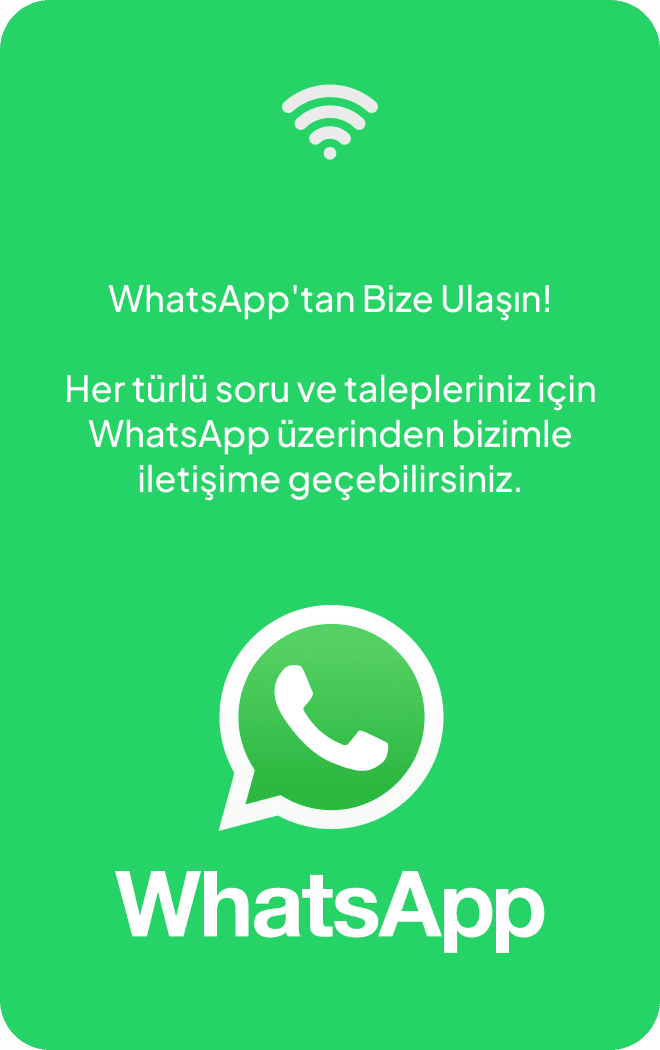 WhatsApp bağlantı kartı arka yüz
