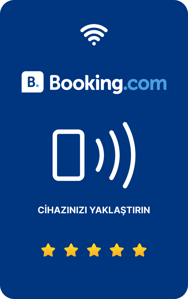 Booking.com değerlendirme kartı ön yüz