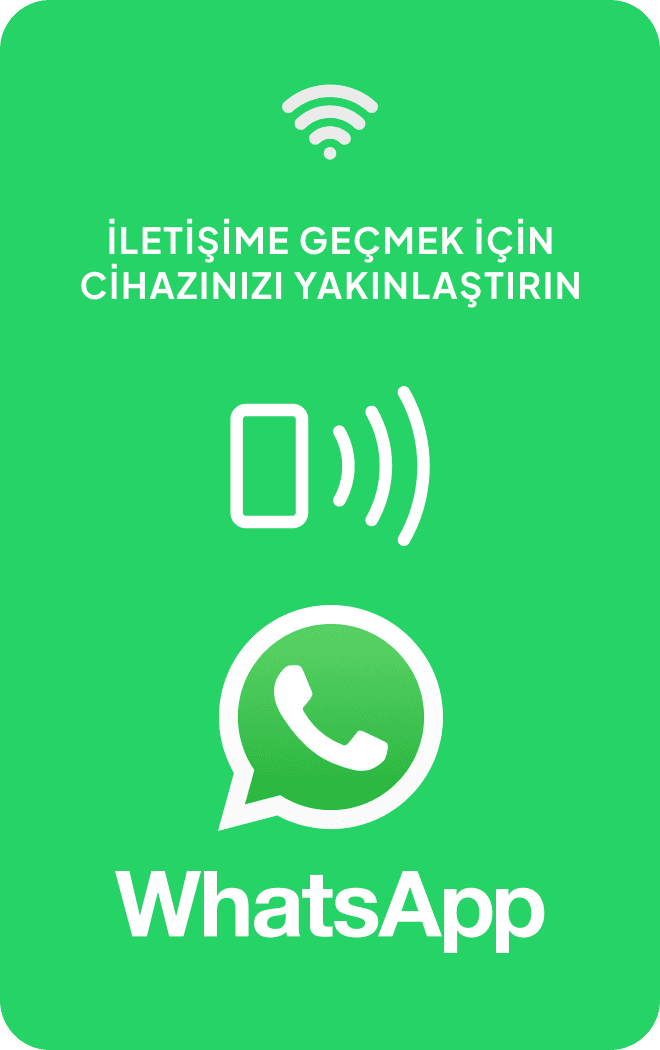 WhatsApp bağlantı kartı ön yüz